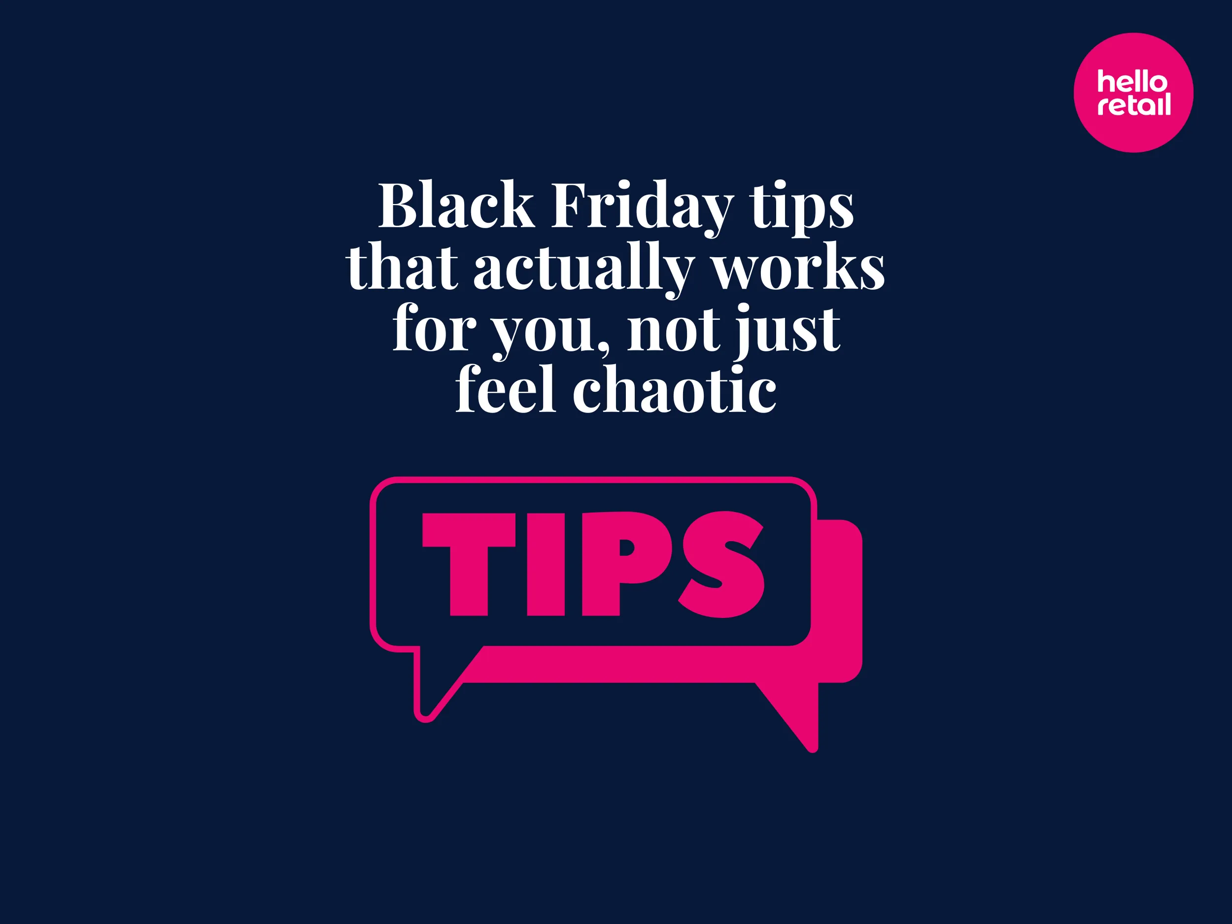 Shopify-ready Black Friday tips – straight from DTAILS (and a chat with Peter Sommer)