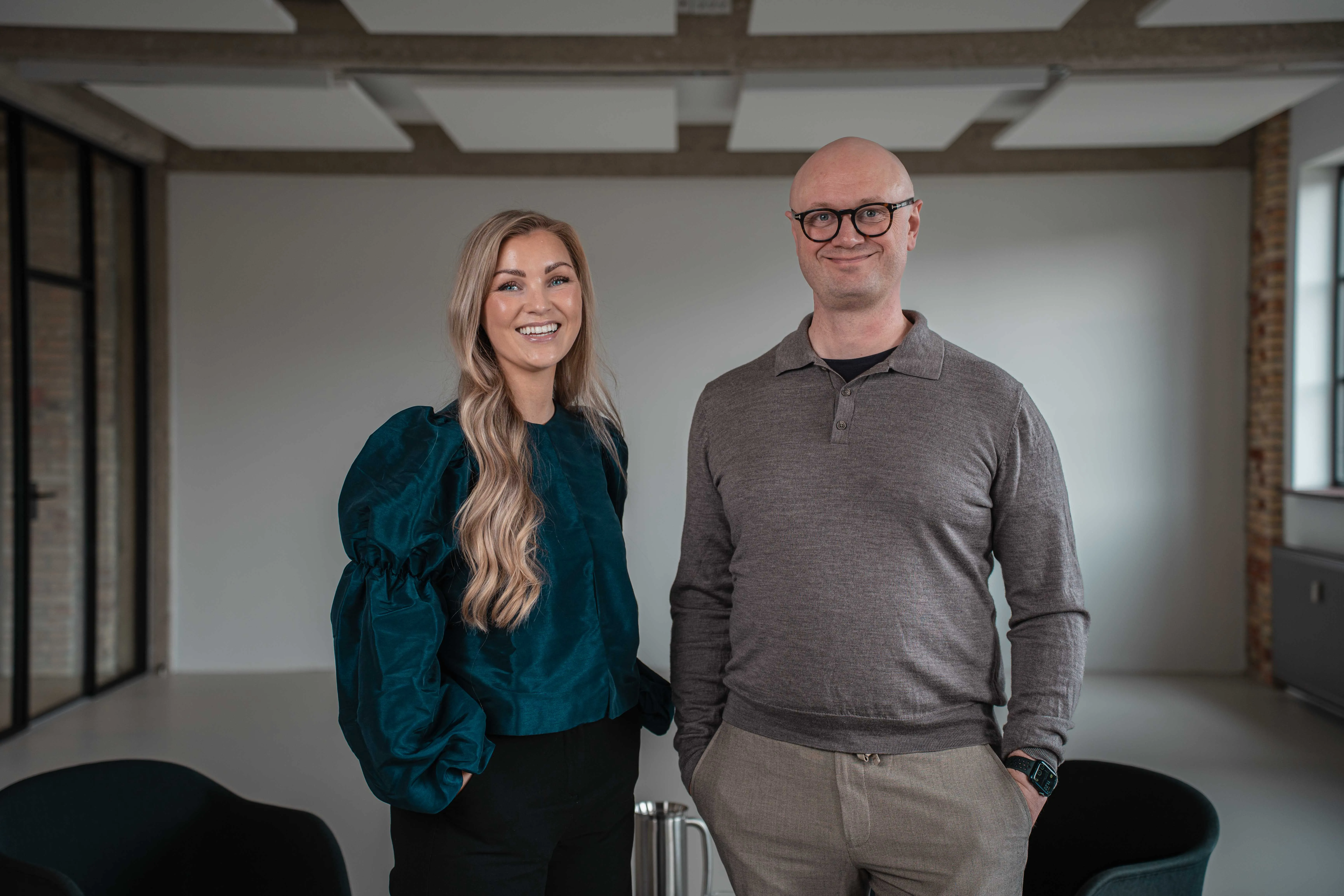 Anna Sophie Christensen and Nicklas Beran Bergström at Hello Retail Conversations