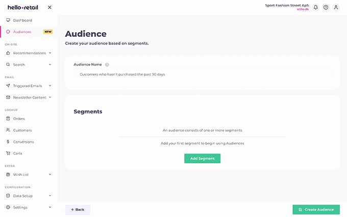 Audience Customersegment