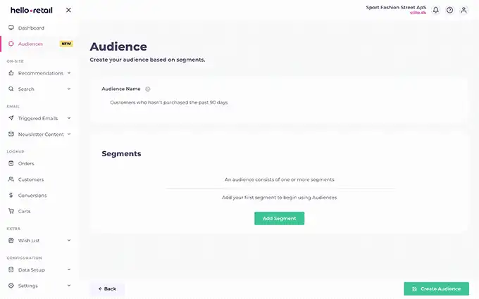 Audience Customersegment