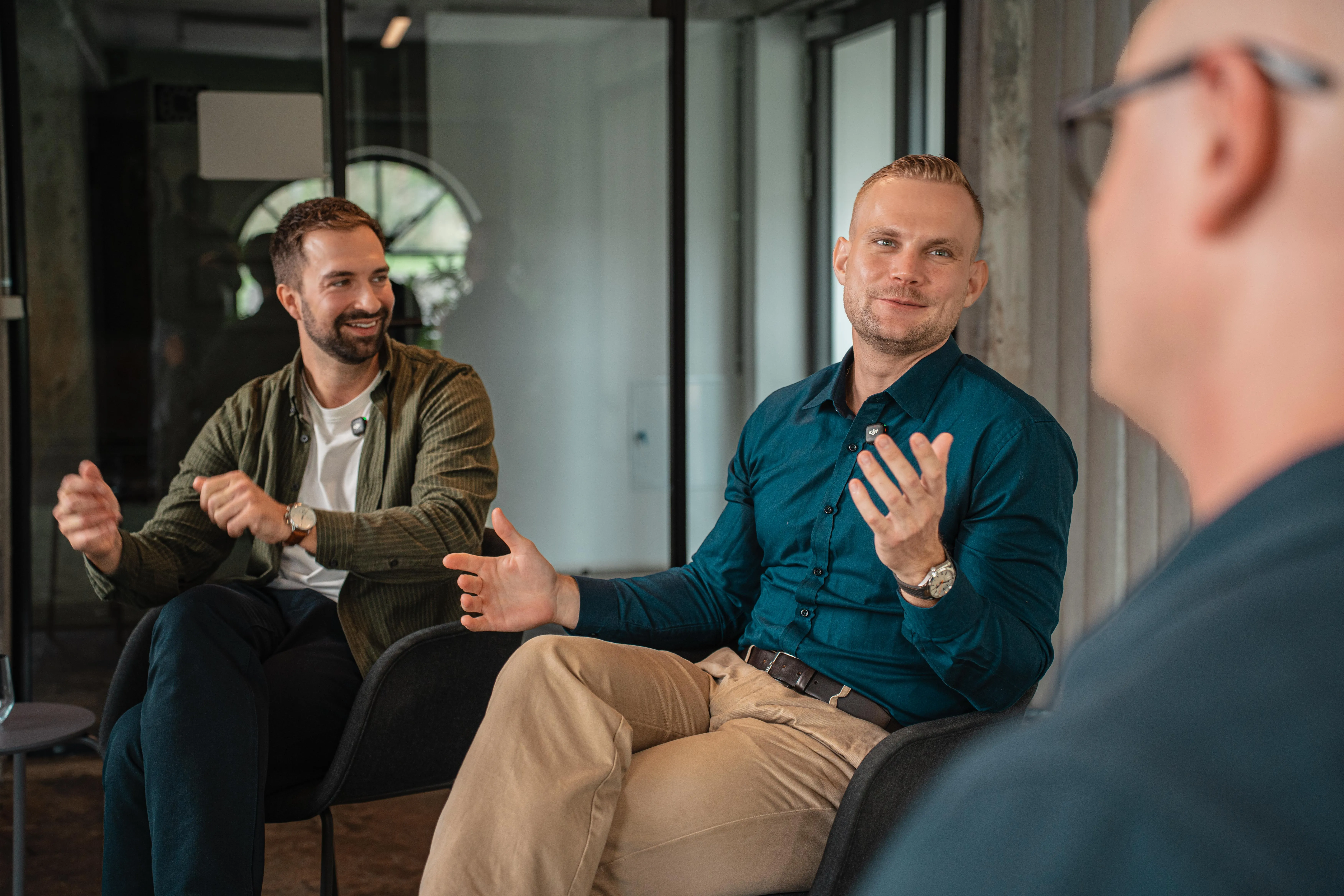 Casper Ackermann and Emil Flou Hjorth Jensen at Hello Retail Conversations