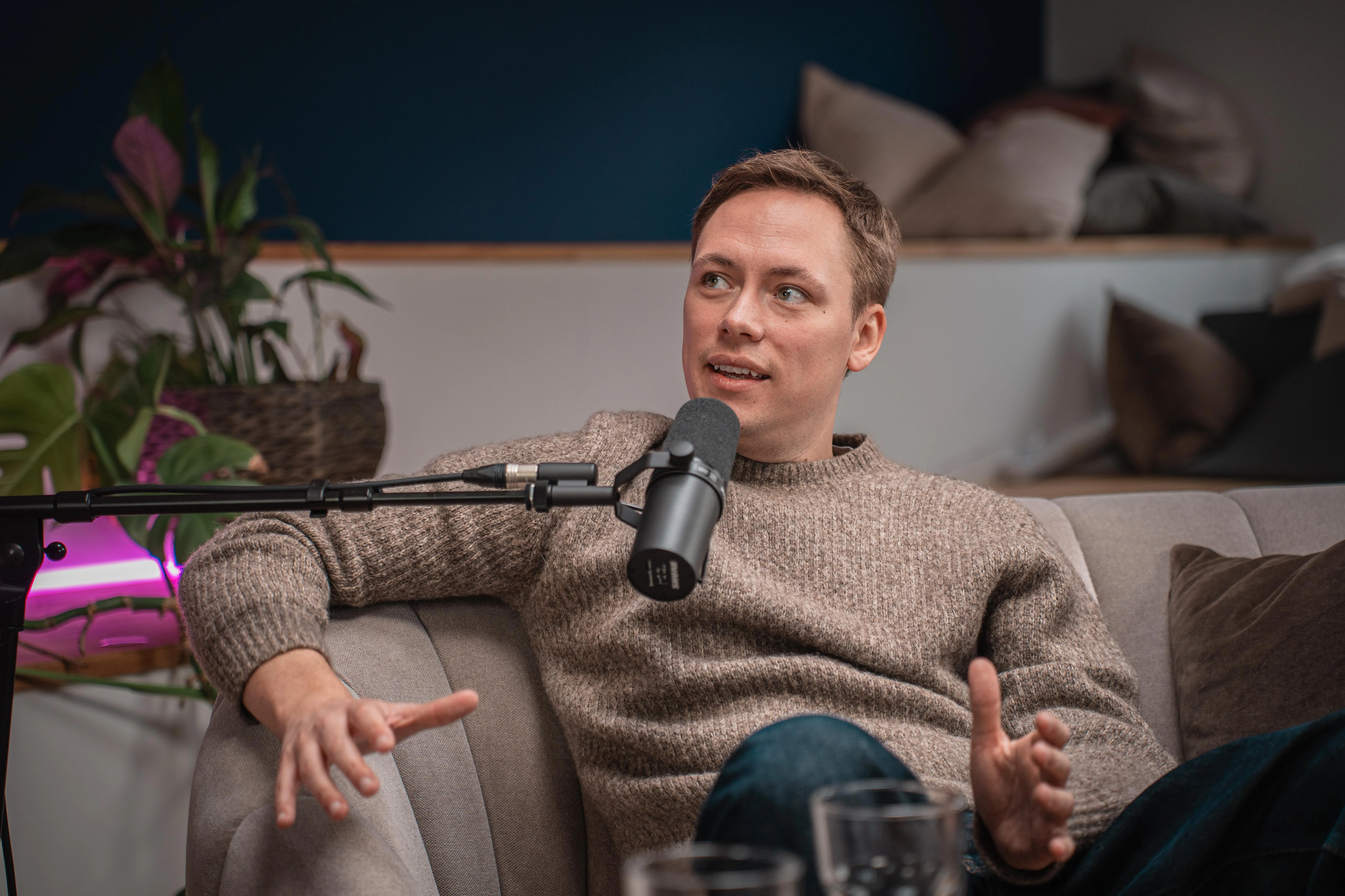 Christoffer Bouet and Rasmus in conversation