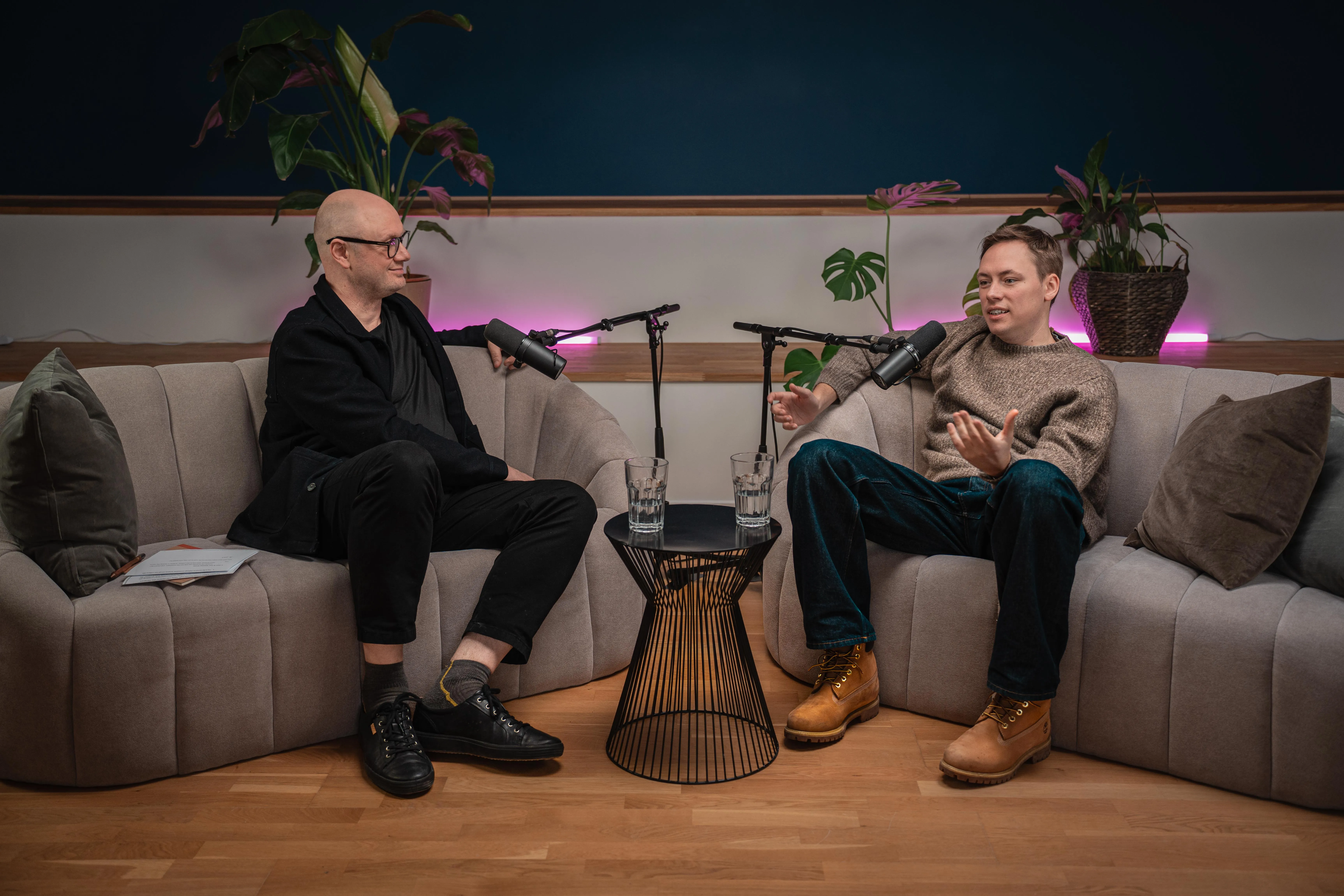 Christoffer Bouet and Nicklas Beran Bergström at Hello Retail Conversations