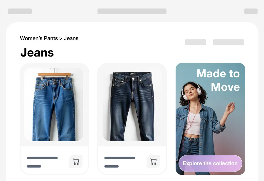 Brand Campaign banner example