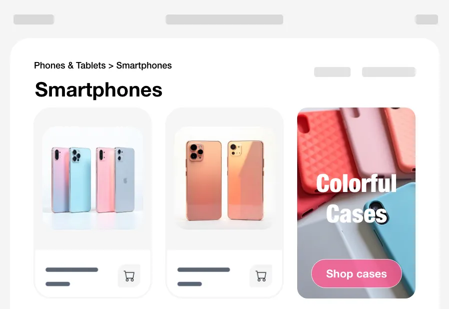 Category Linking banner example