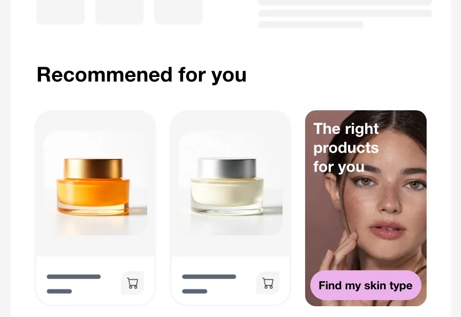 Content Push banner example