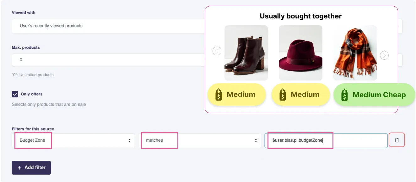 Budget Zone Configuration Recommendations