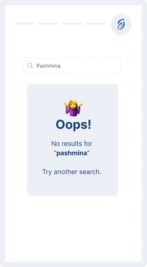 Search With No Results