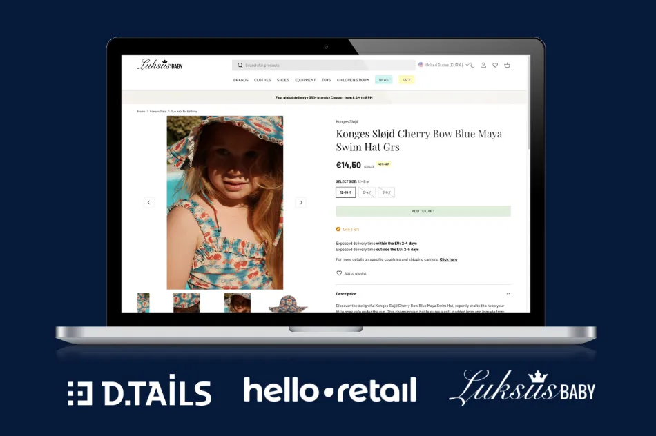 How Hello Retail and D.TAILS is Helping Luksusbaby Go Global