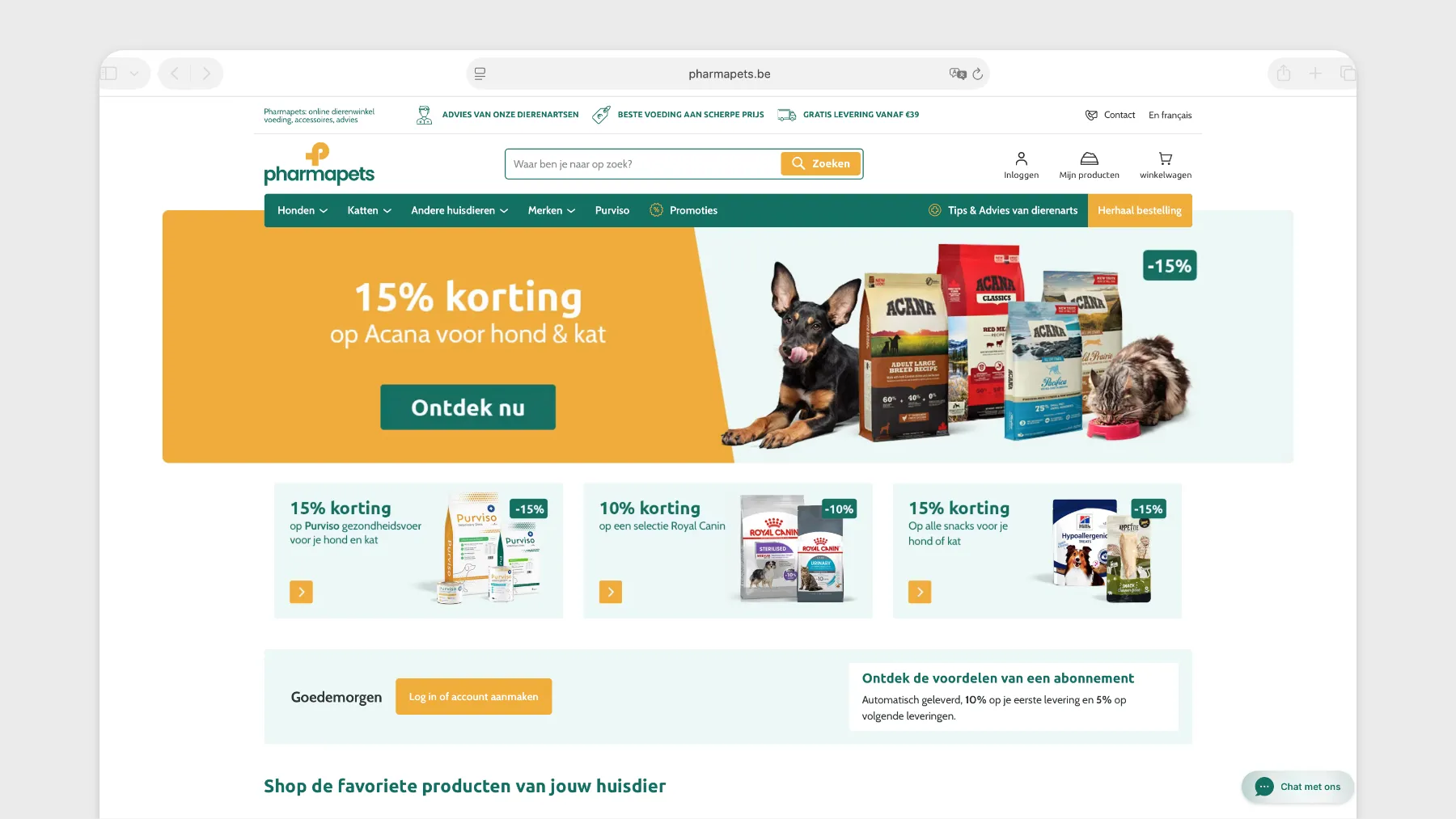 De webshop van Pharmapets