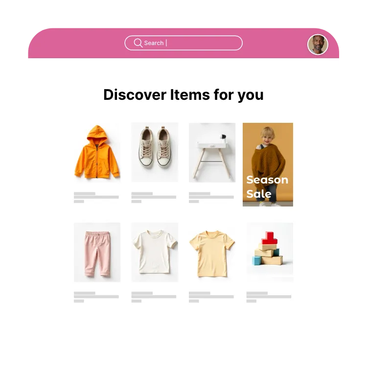 Search Initial Content – Personalized – 1