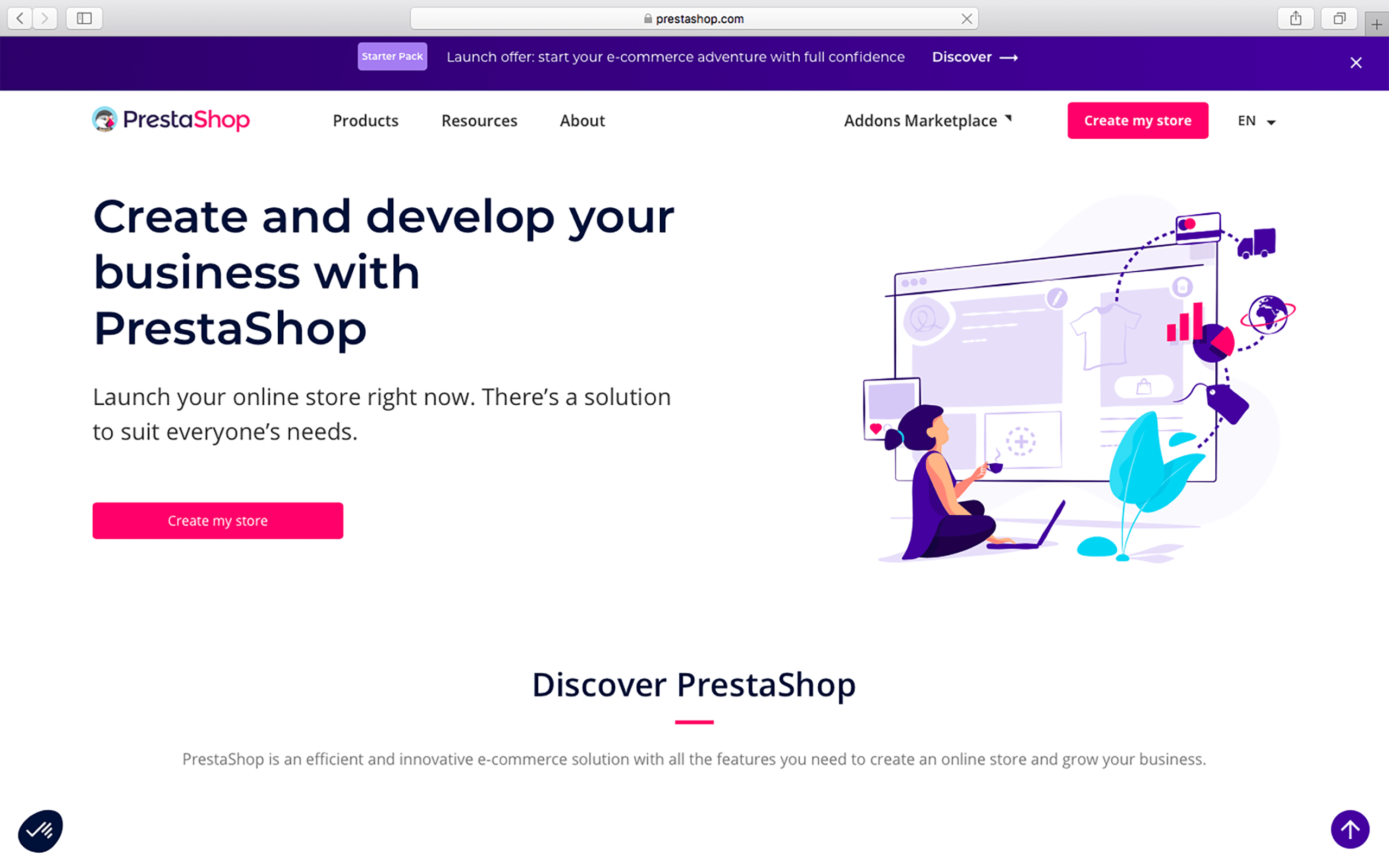 Prestashop Homepage